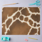 Elegant Koe Faux Leather Modern Collectie Tissuepapier (Craft)