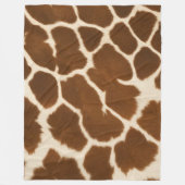 Elegant Koe Faux Leather Populair Collectie Fleece Deken (Voorkant)