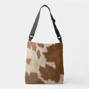Elegant Koe Faux Leather Trendy Collectie Crossbody Tas
