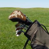 Elegant Koe Faux Leather Trendy Collectie Golfheadcover (Insitu)