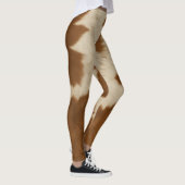 Elegant Koe Faux Leather Trendy Collectie Leggings (Rechts)