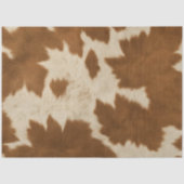 Elegant Koe Faux Leather Trendy Collectie Tissuepapier (Voorkant)