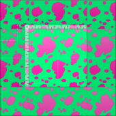 Elegant Koe Print Fabric Stof (Delen)