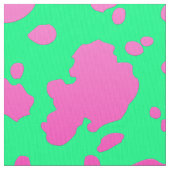 Elegant Koe Print Fabric Stof (Close Up)
