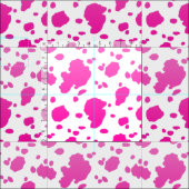 Elegant Koe Print Fabric Stof (Delen)