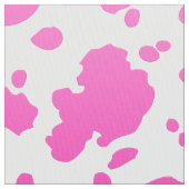 Elegant Koe Print Fabric Stof (Close Up)