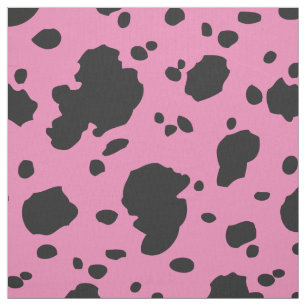 Elegant Koe Print Fabric Stof