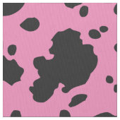 Elegant Koe Print Fabric Stof (Close Up)