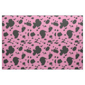 Elegant Koe Print Fabric Stof (Fat Quarter)