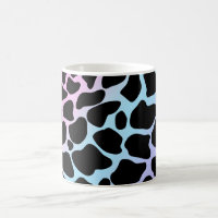 Elegant Koe Print Multicolor Classic Mok