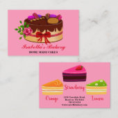 Elegant koekjes en bakkerij visitekaartje (Voorkant / Achterkant)