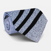 Elegant & Koel Licht Blauw Gestript Stropdas (Opgerold)
