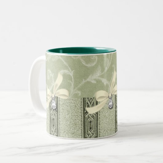 Elegant-koffie-Mok: EleganceCollection Tweekleurige Koffiemok (Voorkant links)