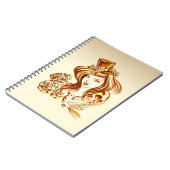 Elegant Koffiehandgeschilderd Notitieboek (Linkerzijde)