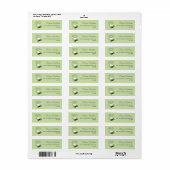 Elegant koffiethema Perfecte matcha bruidsdouche Etiket (Full Sheet)