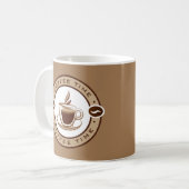 Elegant koffietijd koffiemok (Voorkant links)