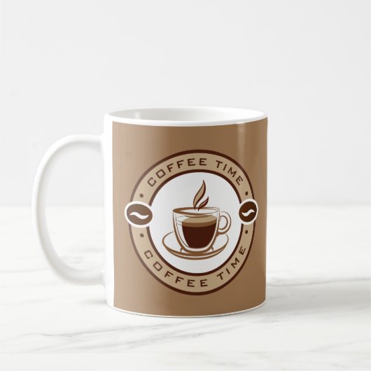Elegant koffietijd koffiemok (Links)