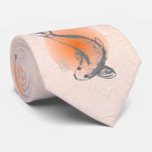 Elegant Koi Fish Stropdas (Opgerold)