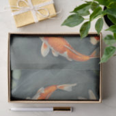 Elegant Koi Visvijver Sereniteit Design Tissuepapier (Geschenk)