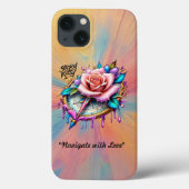 "Elegant kompas Roos ontwerp" Case-Mate iPhone Case (Achterkant)
