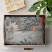 Elegant konijn omlijst door bloemen en bladeren tissuepapier (Geschenk)