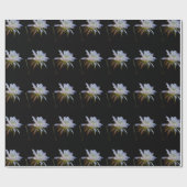 Elegant koningin van de Night Cactus Flower Cadeaupapier (Vlak)