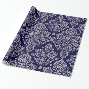 Elegant Koninklijk Damast Patroon Cadeaupapier