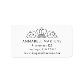 Elegant, koninklijk etiket