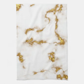 Elegant koninklijk luxe marmeren gouden ontwerp theedoek (Verticaal)