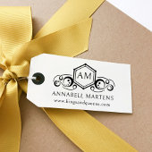 Elegant, koninklijk, monogram rubberstempel