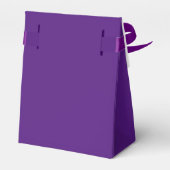 ELEGANT KONINKLIJK PAARSE. Tentvormig bedankdoosje Bedankdoosjes (Achterkant)
