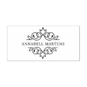 Elegant, koninklijk rubberstempel (Afrduk)