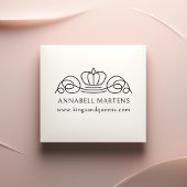 Elegant, koninklijk  zelfinktende stempel