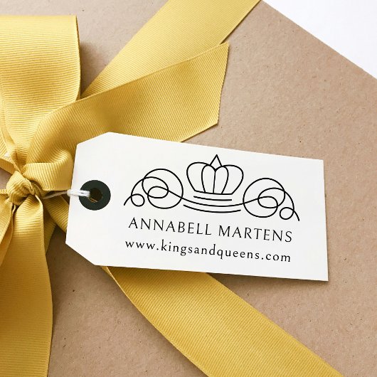Elegant, koninklijk zelfinktende stempel