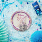 Elegant Koninklijke Prinses Verjaardagsfeest Papieren Bordje (Feest)