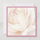 Elegant Koninklijke Prinses Verjaardagsfeest | Spr Bedankkaart (Achterkant)