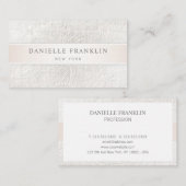 Elegant koolraappapier FAUX Koperband Visitekaartje (Voorkant / Achterkant)