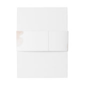 Elegant Koper en bordeaux bloemen groen boho Uitnodigingen Wikkel (Achterkant Voorbeeld)