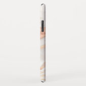 Elegant koper | Girly Roos Gold Marble Case-Mate iPhone Case (Achterkant/rechts)