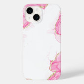 Elegant koper | Girly Roos Gold Marble Case-Mate iPhone Case (Achterkant)