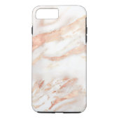 Elegant koper | Girly Roos Gold Marble Case-Mate iPhone Case (Achterkant)