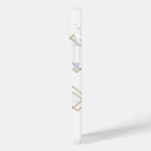 Elegant koper | Girly Roos Gold Marble Case-Mate iPhone Case (Achterkant / Links)