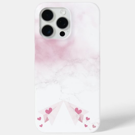 Elegant koper | Girly Roos Gold Marble Case-Mate iPhone Case (Achterkant)
