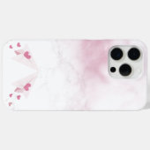 Elegant koper | Girly Roos Gold Marble Case-Mate iPhone Case (Achterkant (horizontaal))