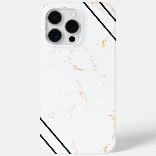 Elegant koper | Girly Roos Gold Marble Case-Mate iPhone Case (Achterkant)