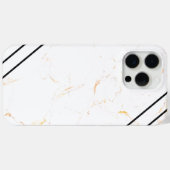 Elegant koper | Girly Roos Gold Marble Case-Mate iPhone Case (Achterkant (horizontaal))