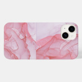 Elegant koper | Girly Roos Gold Marble Case-Mate iPhone Case (Achterkant (horizontaal))