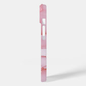 Elegant koper | Girly Roos Gold Marble Case-Mate iPhone Case (Achterkant / Links)