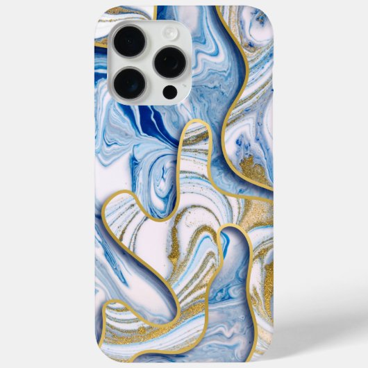 Elegant koper | Girly Roos Gold Marble Case-Mate iPhone Case (Achterkant)