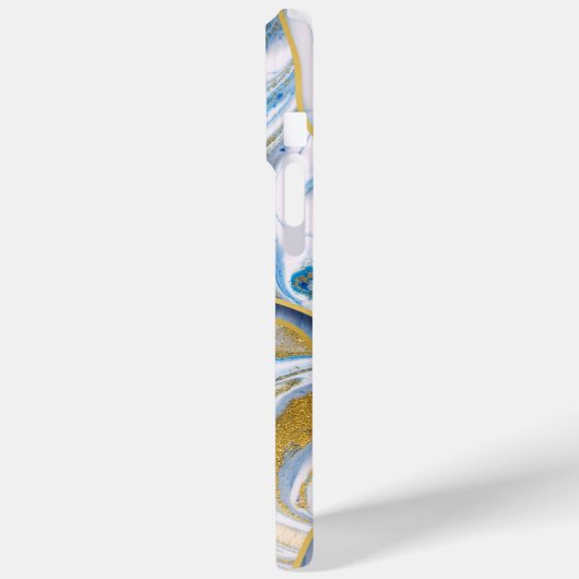 Elegant koper | Girly Roos Gold Marble Case-Mate iPhone Case (Achterkant / Links)